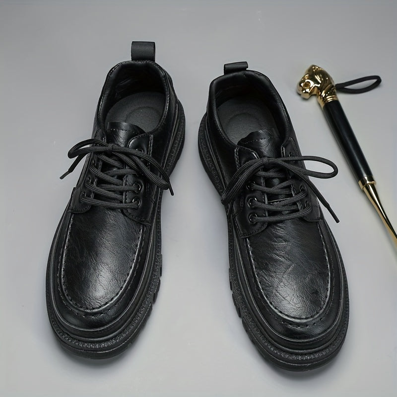 Men's Leather Derby Shoes Wear resistant Non Slip Dress Shoes