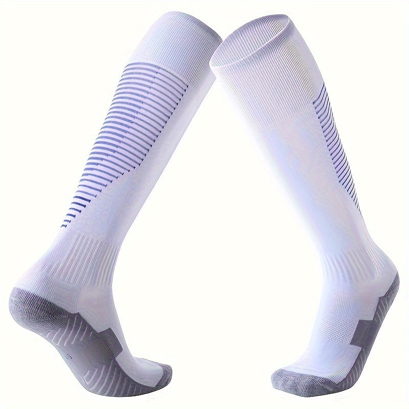 Men's Over The Knee High Sport Socks Sweat Absorbing Comfy Breathable