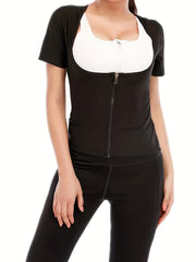Sauna Shirt Body Shape Weight Loss Fitness Top For Women