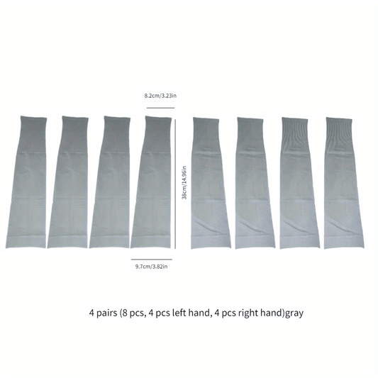 4 Pairs UV Resistant Arm Sleeves Outdoor Cycling Climbing
