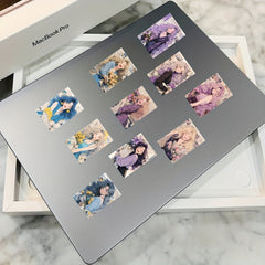 63pcs Flower Girl Cartoon Graffiti Stickers for Car Luggage Notebook Cup
