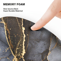 Marble Round Wrist Mouse Pad for Office Workers