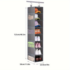 Foldable Hanging Shoe Bag Dust proof Storage Rack
