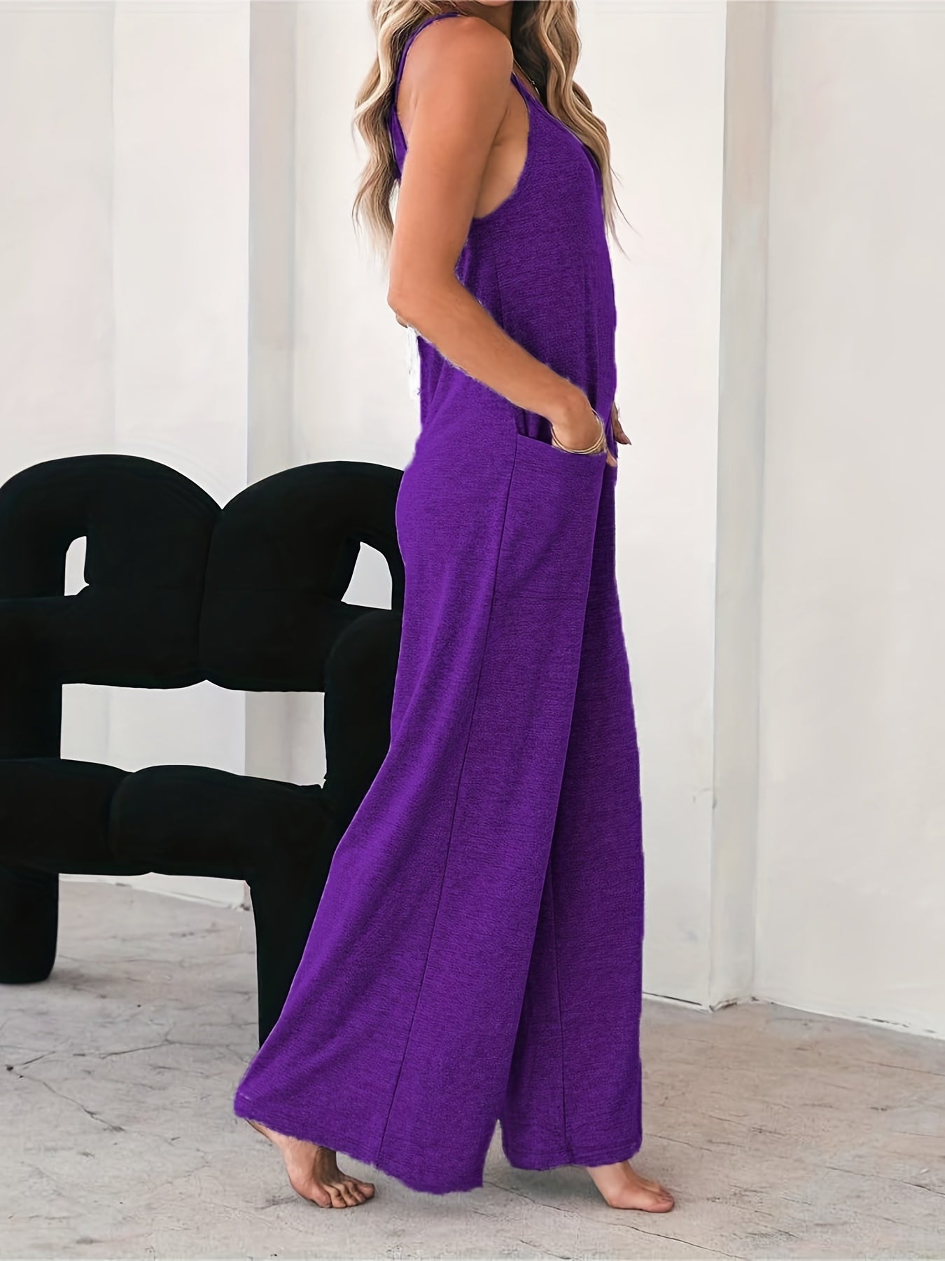 Casual Cami Jumpsuit with Pockets