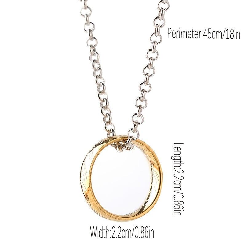 One Ring Of Power Elf Bilbo Baggins Gollum Tolkien Letter Necklaces