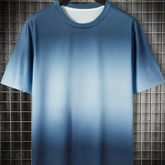 Men's Ombre Short Sleeve T Shirt Comfy Loose Tees