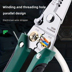 Electrician Pliers Wire Stripper Cutter Tool Stainless Steel