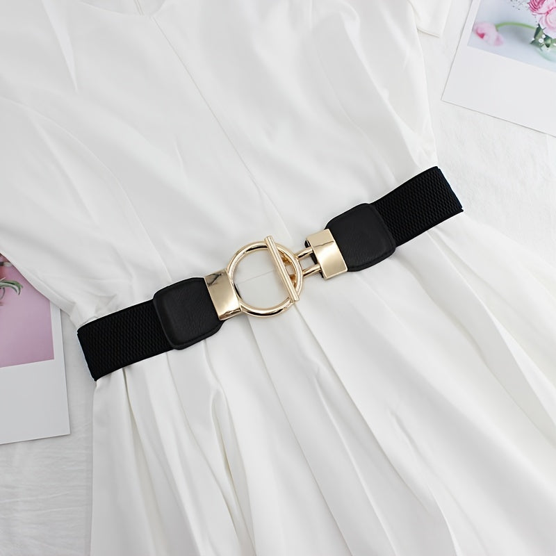 Thin Elastic Waistband Dress Skirt Belt Sweater Coat Accessory