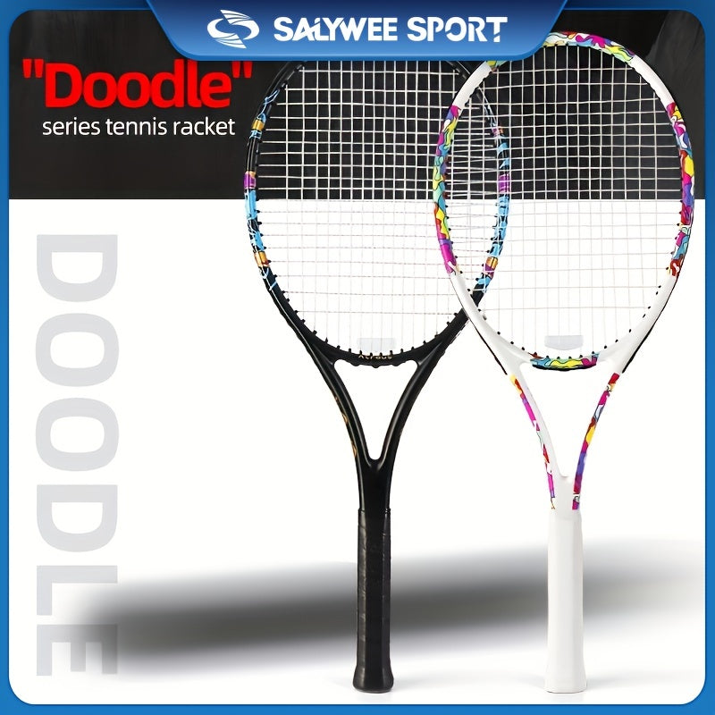 Carbon Fiber Tennis Racket for Indoor/Outdoor Play
