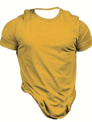 Men's Rooster Pattern Tee Shirt for Summer