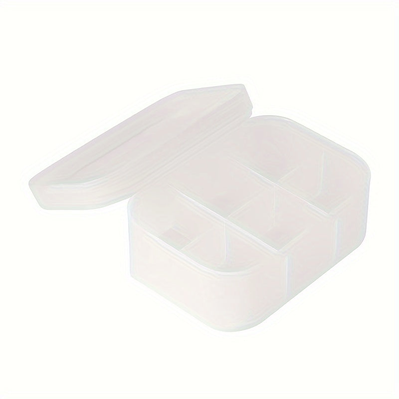 Plastic Transparent Cosmetic Storage Box with Cover