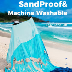 Waterproof Sandproof Portable Beach Blanket For 8 People