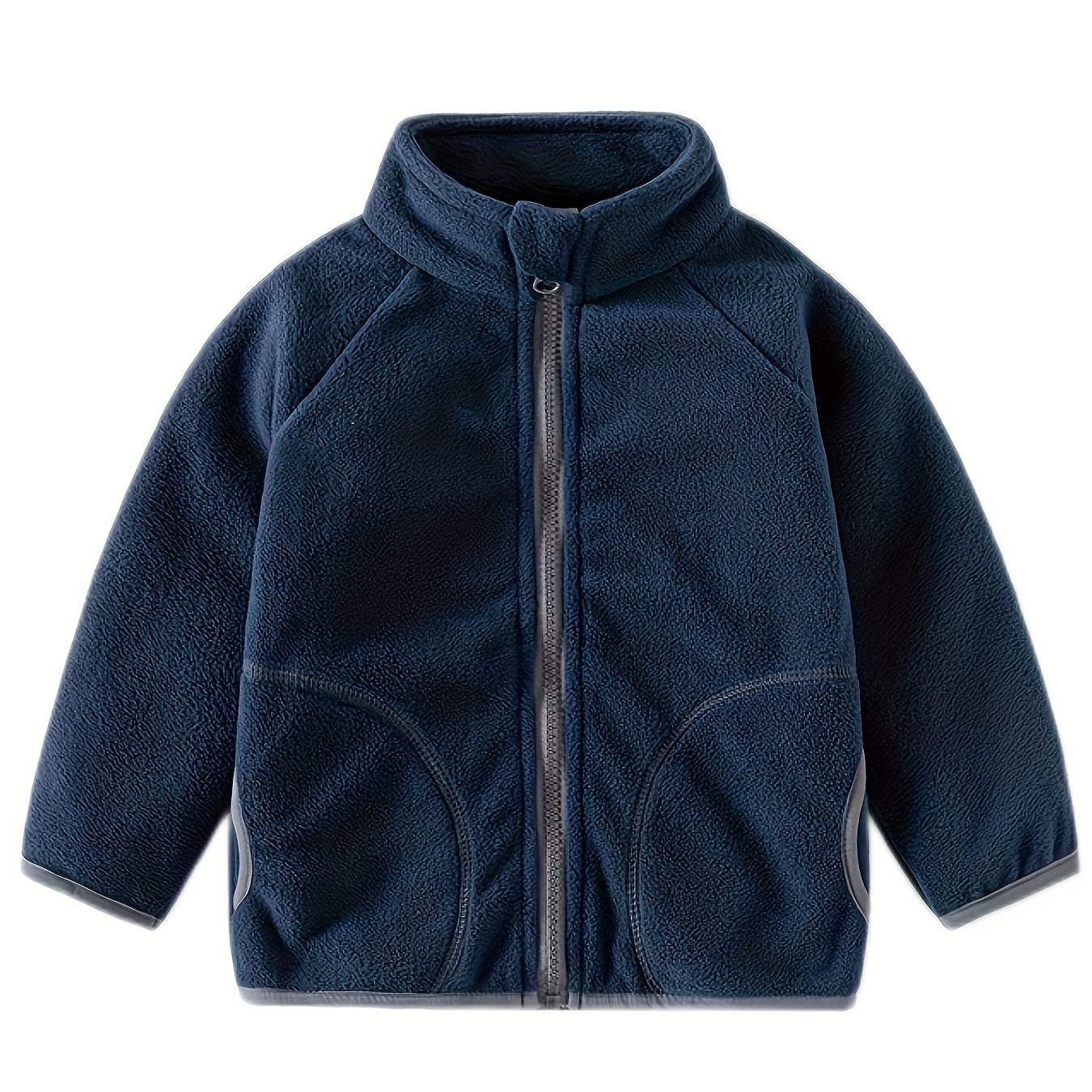 Boy's Fleece Zipper Sweatshirt Jacket Cozy Warm Coat For Fall Winter