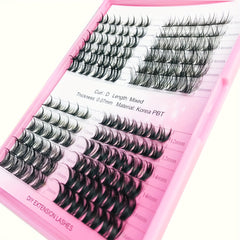 DIY Cluster Lashes 3D Effect DIY Lash Extension Kit 12 14 16mm Mixed Individual