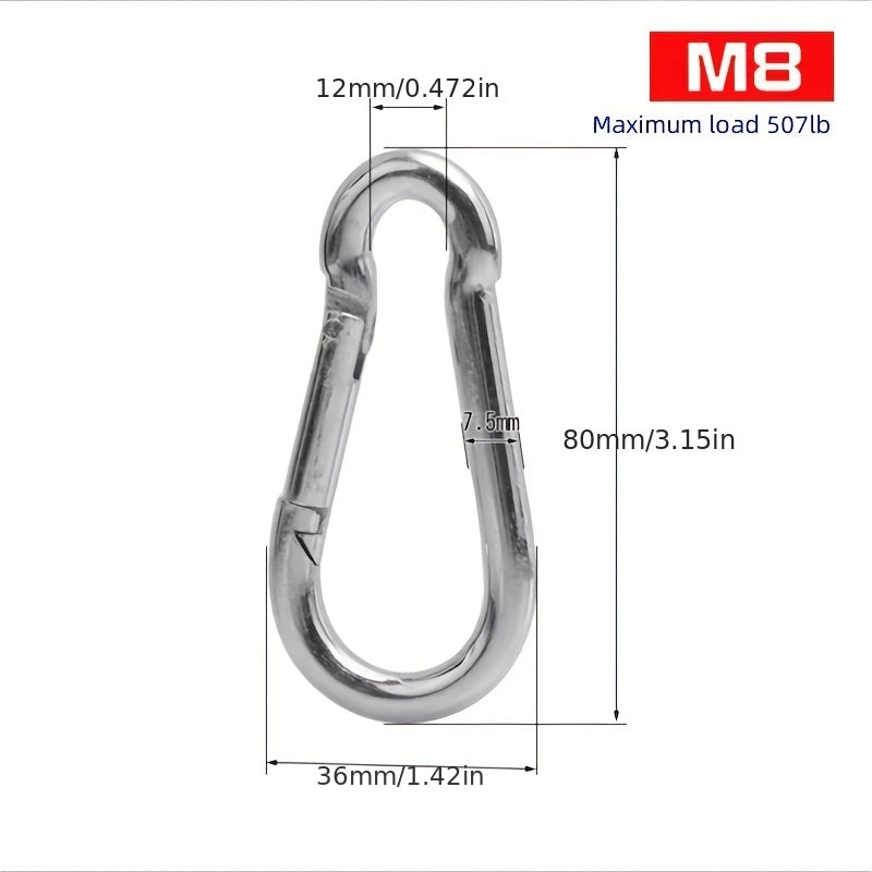 Heavy Duty Spring Hook Buckle for Yoga Hammock Chair Sandbag Swing