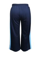 Women's Stripe & Letter Print Gym Trousers