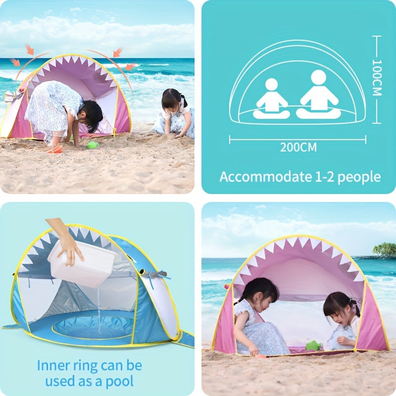 Kids Automatic Quick Open UV Protection Tent