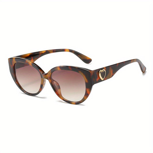Cat Eye Sunglasses Women Heart UV400 Sun Shades Glasses Driving Beach Travel