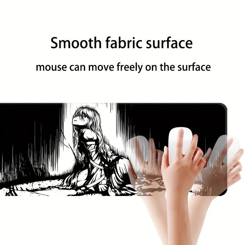 Anime Character Mouse Pad Office Gaming Desk Pad Non Slip Rubber HD Keyboard Mou