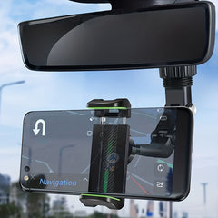 360 Rotation Car Rearview Mirror Phone Holder Mount