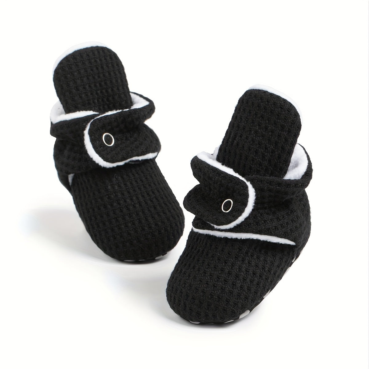 Soft Warm Fleece Baby Boys Boots for Walking in Autumn and Winter