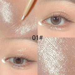 Glitter Eyeliner Pen Matte Finish Pearly Under Eye Crease Brightening Outliner