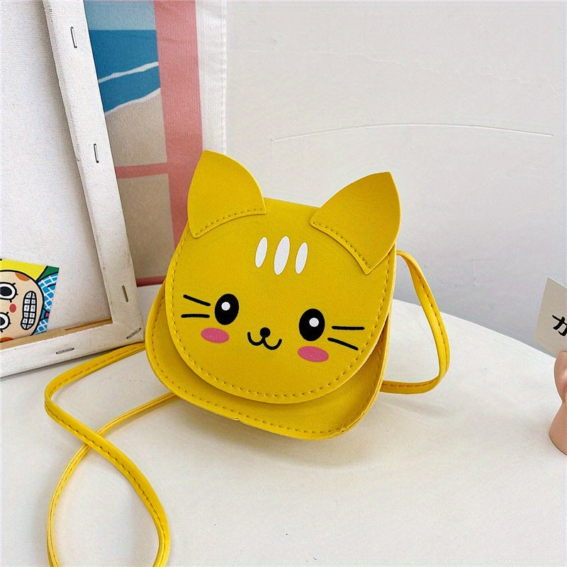 Kids Cat Shoulder Bag Crossbody Coin Purse for Girls