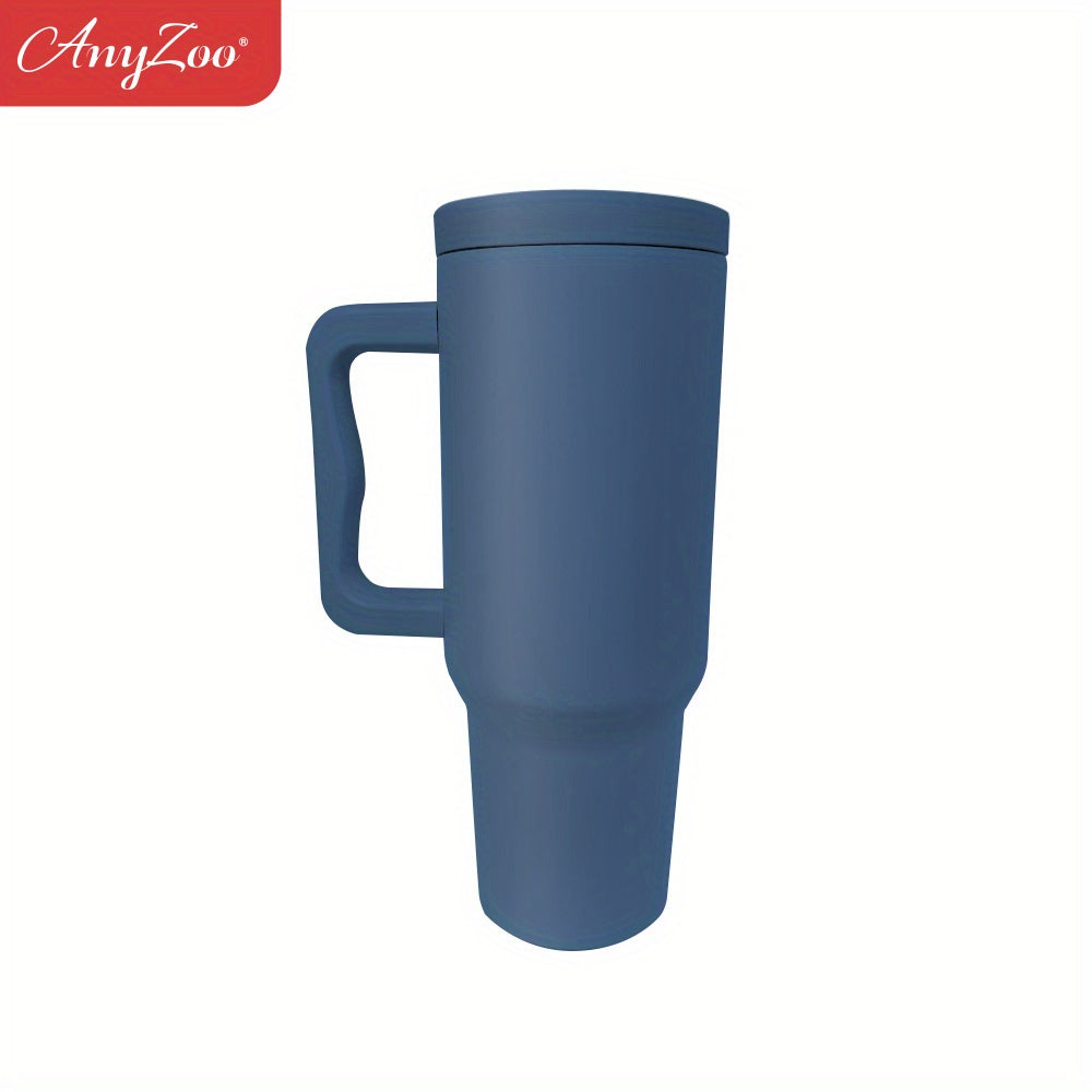 Anyzoo 40oz Ice Tyrant Cup Macaron Water Bottle With Lid & Straw