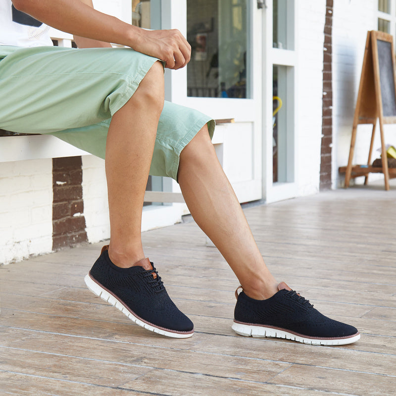 Men's Breathable Mesh Casual Oxford Shoes
