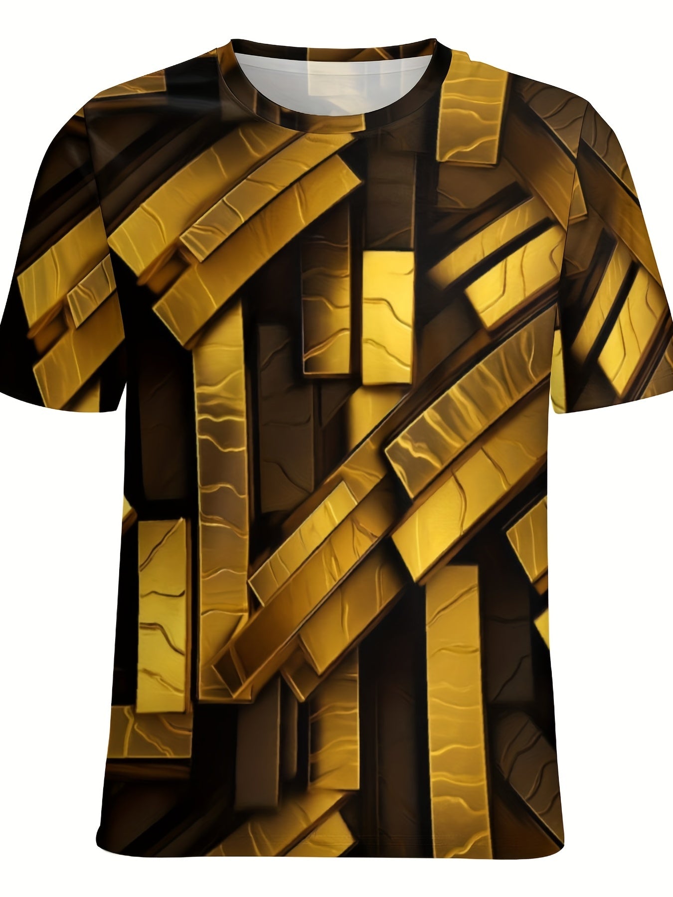 Men's Eye Catching Opulence Graphic T-shirt for Outdoor Activities