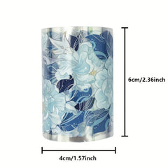 2 Meters Per Roll Brilliant Laser Silver PET Flower Tape