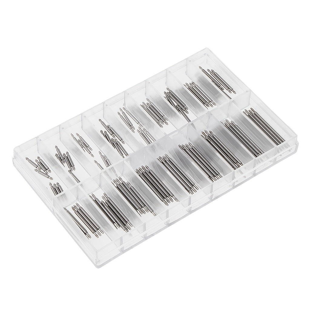 180pcs Watch Band Spring Bars Strap Link Pins Watch Repair Tools