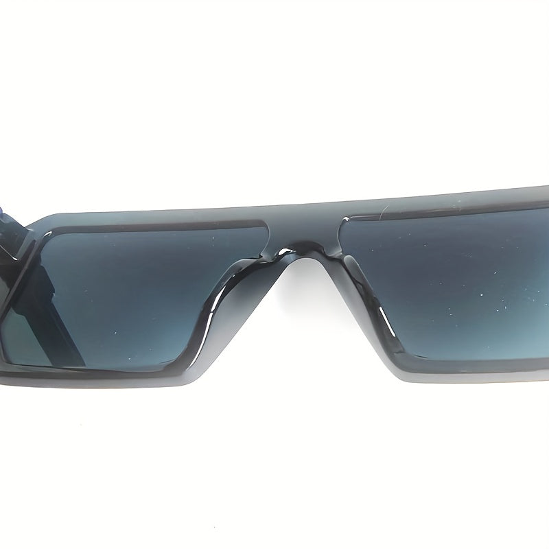 Retro Square Frame Sunglasses for Outdoor Riding and Driving