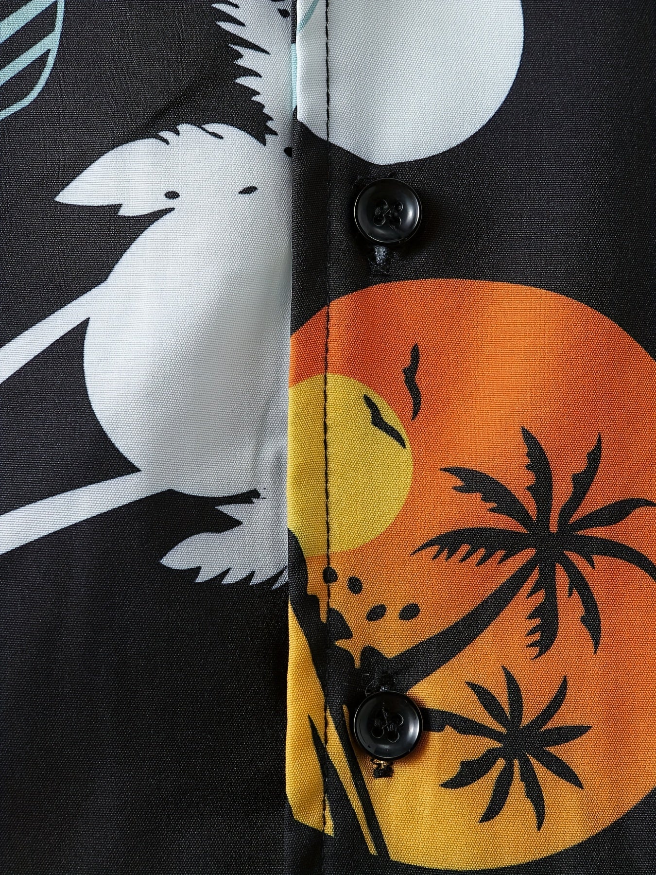 Boys Hawaiian Shirt & Shorts Set Tropical Plant Print Beach Wear Kids Summer