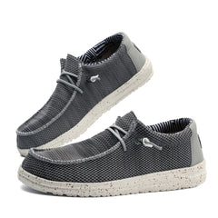 Men's Canvas Loafer Slip On Casual Shoes Lightweight Comfortable