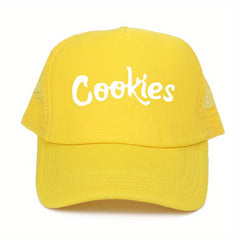 Cookies Baseball Cap Men's Mesh Cap Breathable Outdoor Casual Hip Hop Cap
