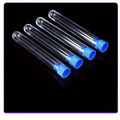 50pcs Disposable Plastic Test Tubes for Experiment Research