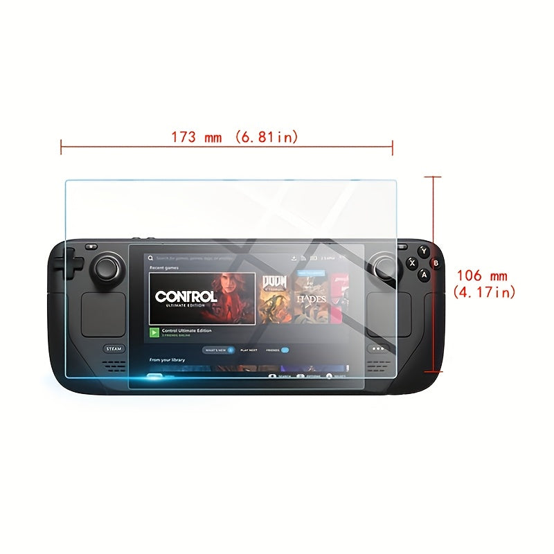 9H Tempered Glass Screen Protector for Valve Steam Deck Game Console