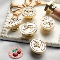 Embossed Fire Paint Seal Stamp Zinc Alloy Seal Stamp Head for Gift Wrapping