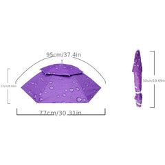 Waterproof Umbrella Hat for Fishing Hiking Golf Beach
