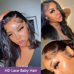 Fluffy Hair Daily Use Natural Looking Invisible Hairline Human Hair Baby Hair