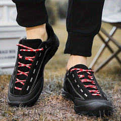 Men's Outdoor Lace Up Hiking Shoes Wear-Resistant Non-Slip