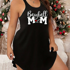 Racer Back Baseball Art Print Nightdress