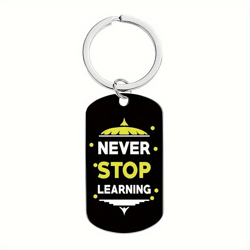 Engraved Metal Key Chain Inspirational Gift for Friends Family Colleagues