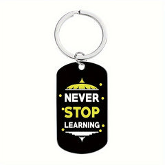 Engraved Metal Key Chain Inspirational Gift for Friends Family Colleagues