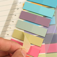 3 Sets PET Sticky Notes 200 Index Stickers Each Label Paper N time Stickers
