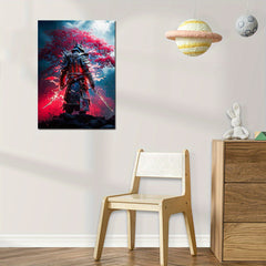 Modern Anime Art Samurai Wall Sticker For Kids Room Decor