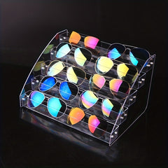 Acrylic Glasses Organiser Clear Sunglasses Display Rack Stand