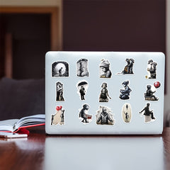 50pcs Abstract Art Style Graffiti Stickers for Laptop Helmets Cup