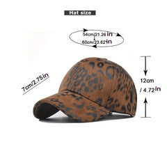 Leopard Print Baseball Cap Women Men Hats Sun Beach Snapbacks